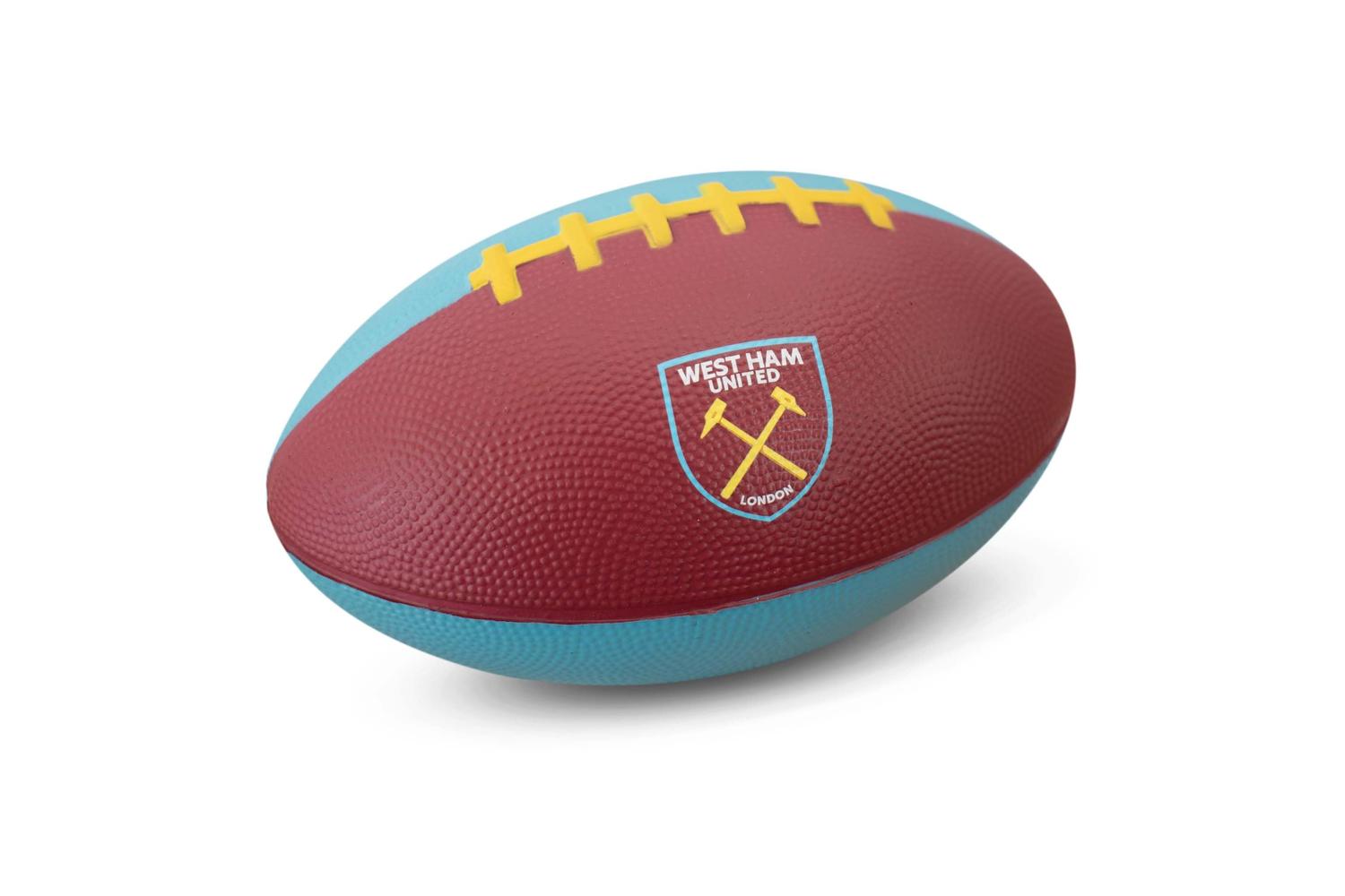 Officially Licensed West Ham F.c. Mini Foam American Football