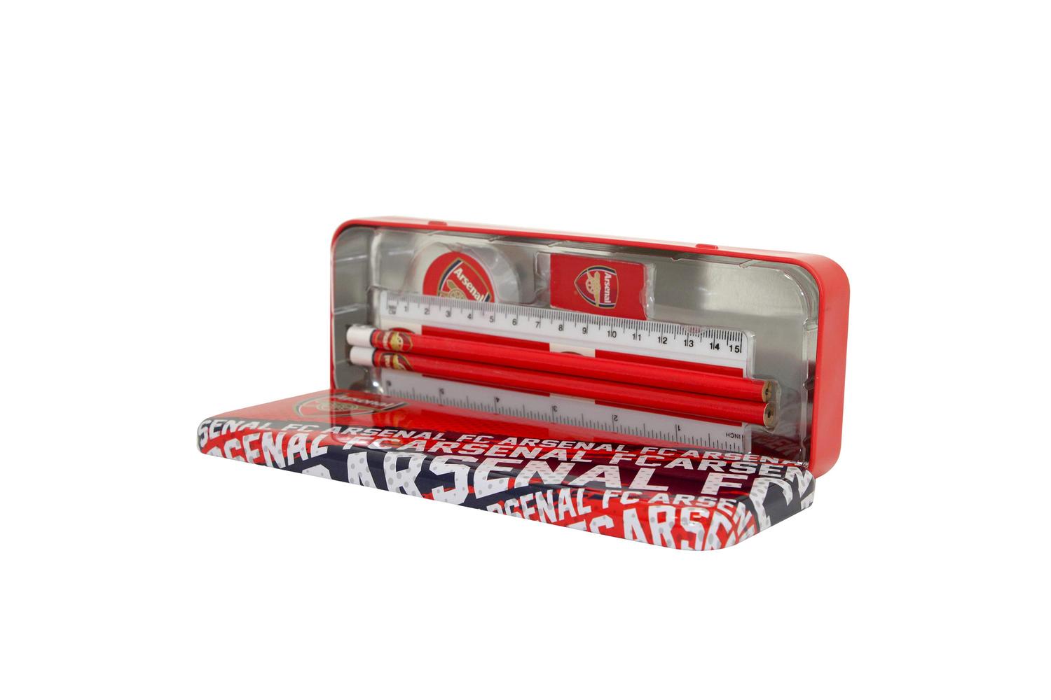 Arsenal Fc Bb-fbsstaar024 - Arsenal Crest Tin Stationery Set-2