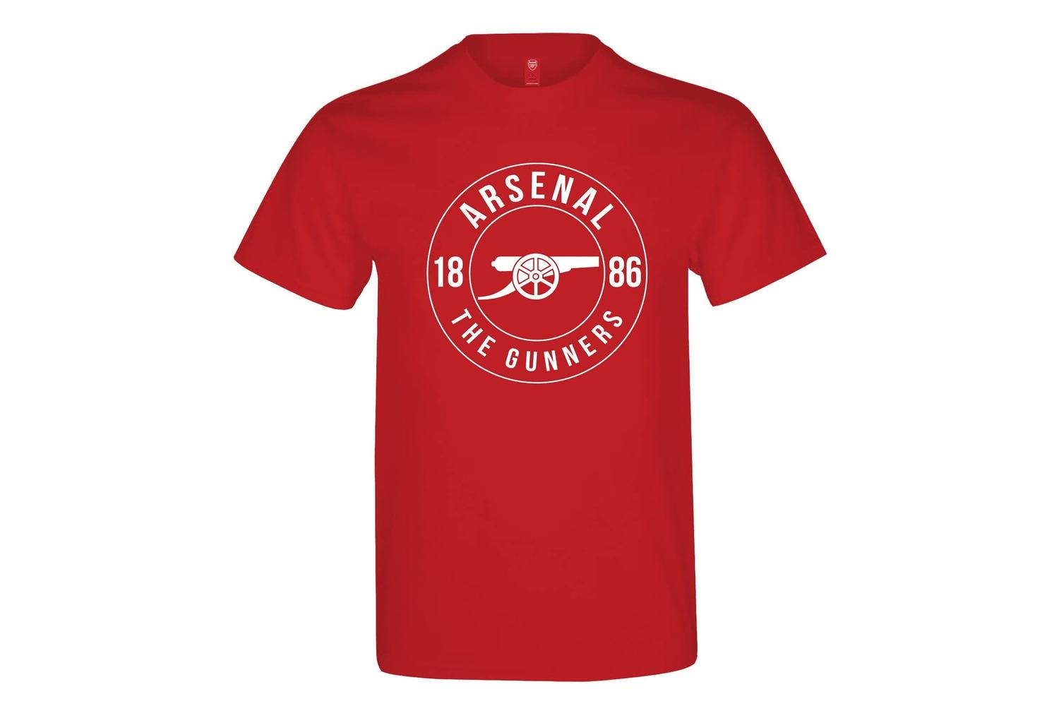 Arsenal Gunners T-shirt Adults 100% Cotton Official Licensed Product Quality Guaranteed