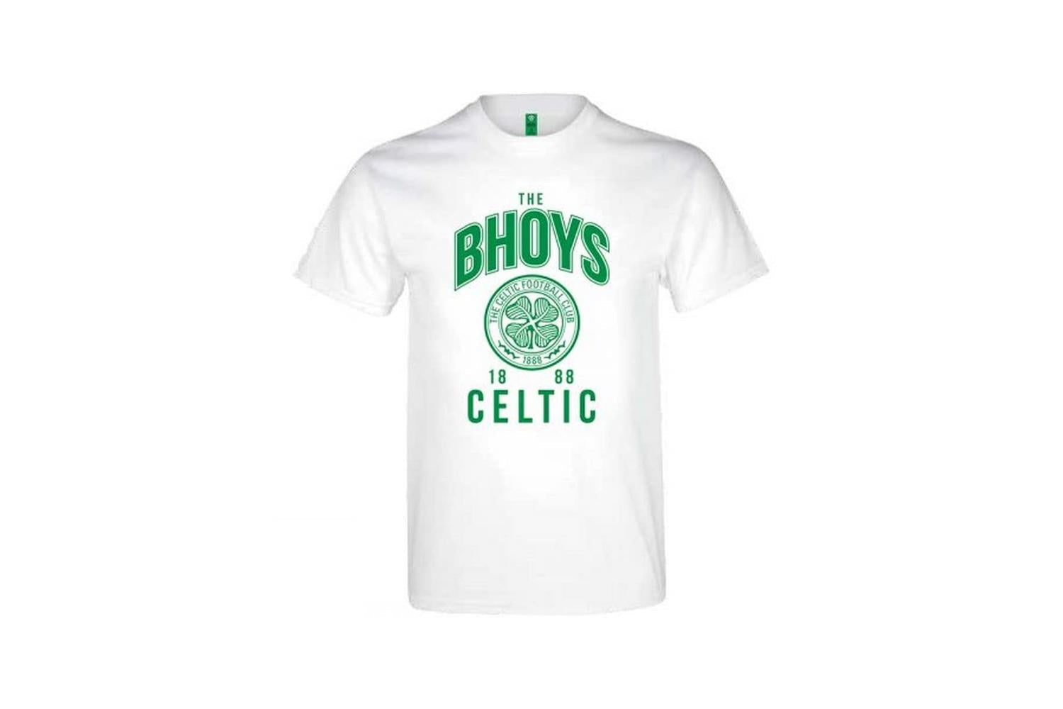 Celtic The Bhoys T Shirt White Adults