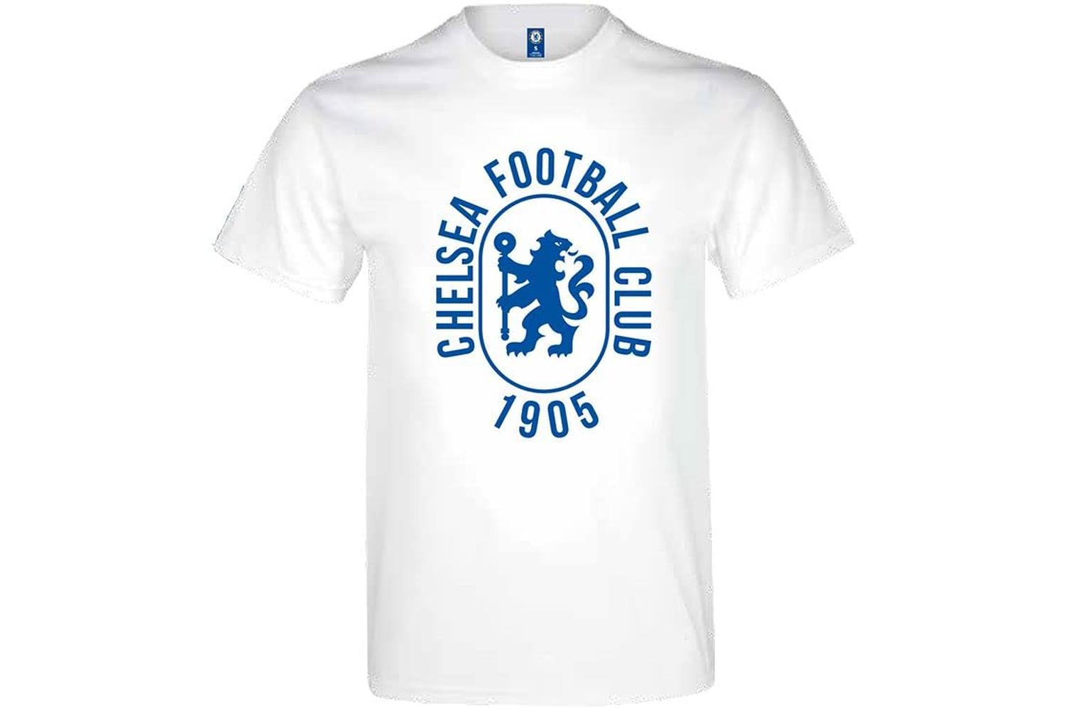 Chelsea Fc 1905 Graphic T Shirt White Adults