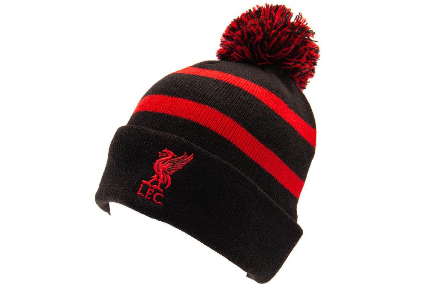 Official Liverpool Fc Red/white Knitted Hat Description