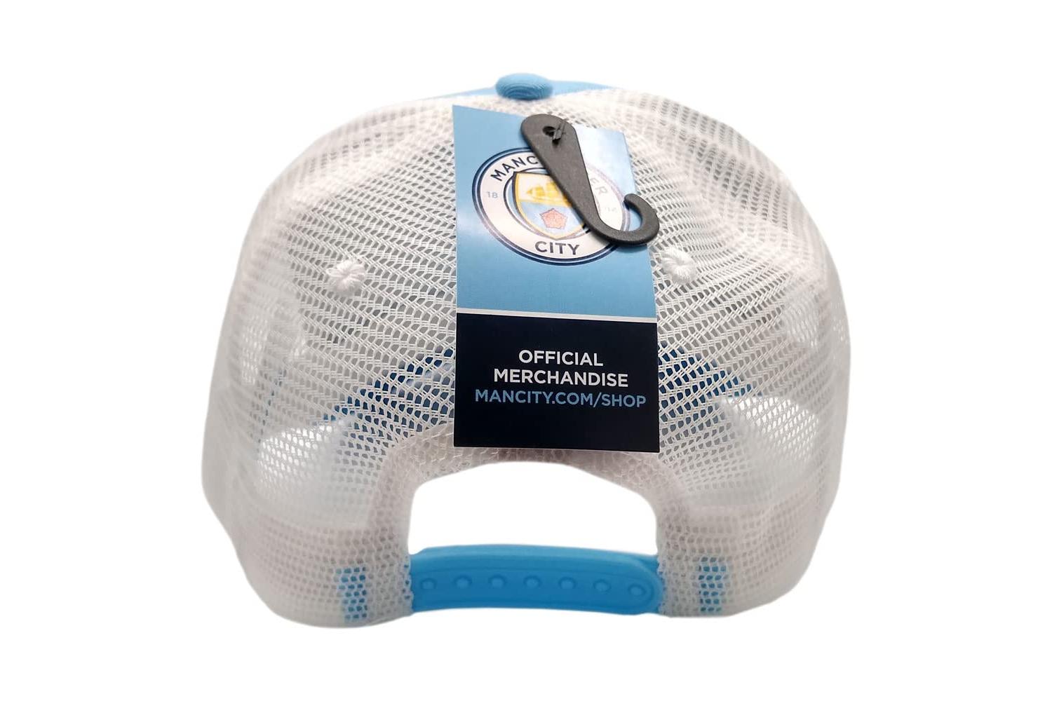 Manchester City Fc Bb-fbscapmc003 - Man City Trucker Snapbac-3