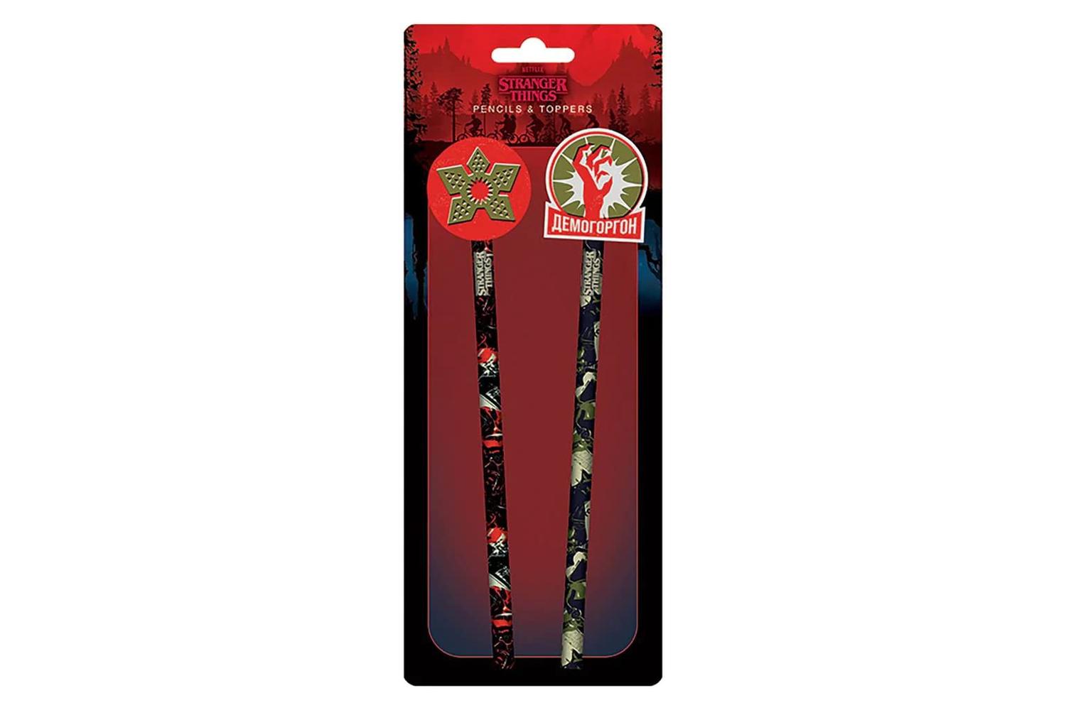Stranger Things 4 (demogorgons) Pencils & Toppers Officially Licensed Merchandise