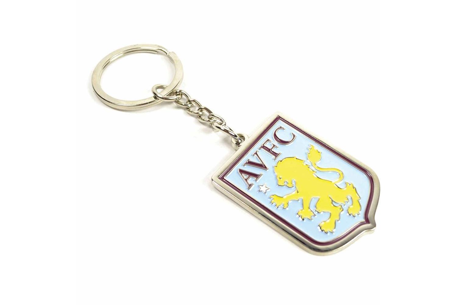Aston Villa Fc Crest Keyring - Claret - One Size