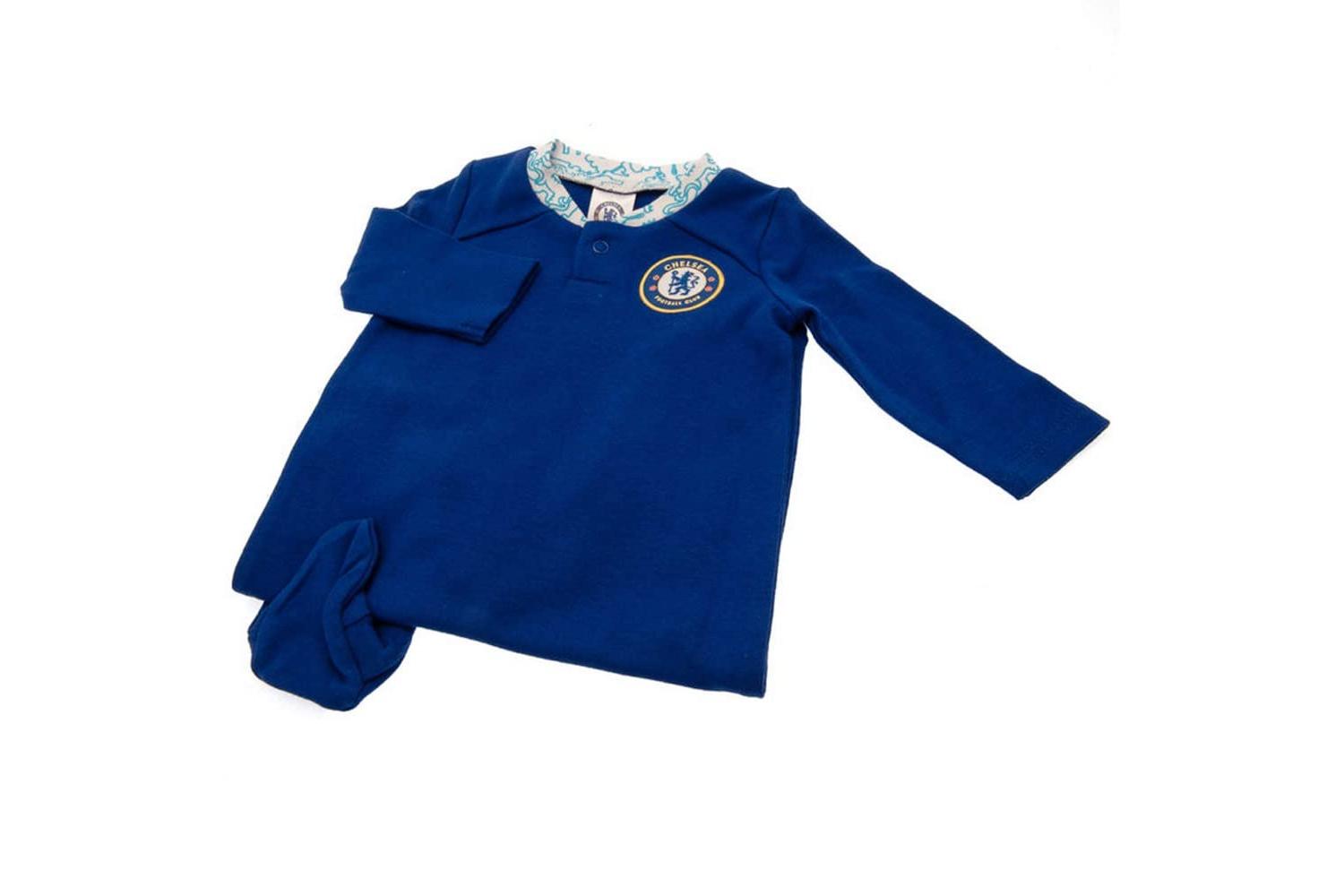Official Chelsea Fc Baby Kit Sleepsuit Baby Grow | 2022/23 (9-12 Months)-2