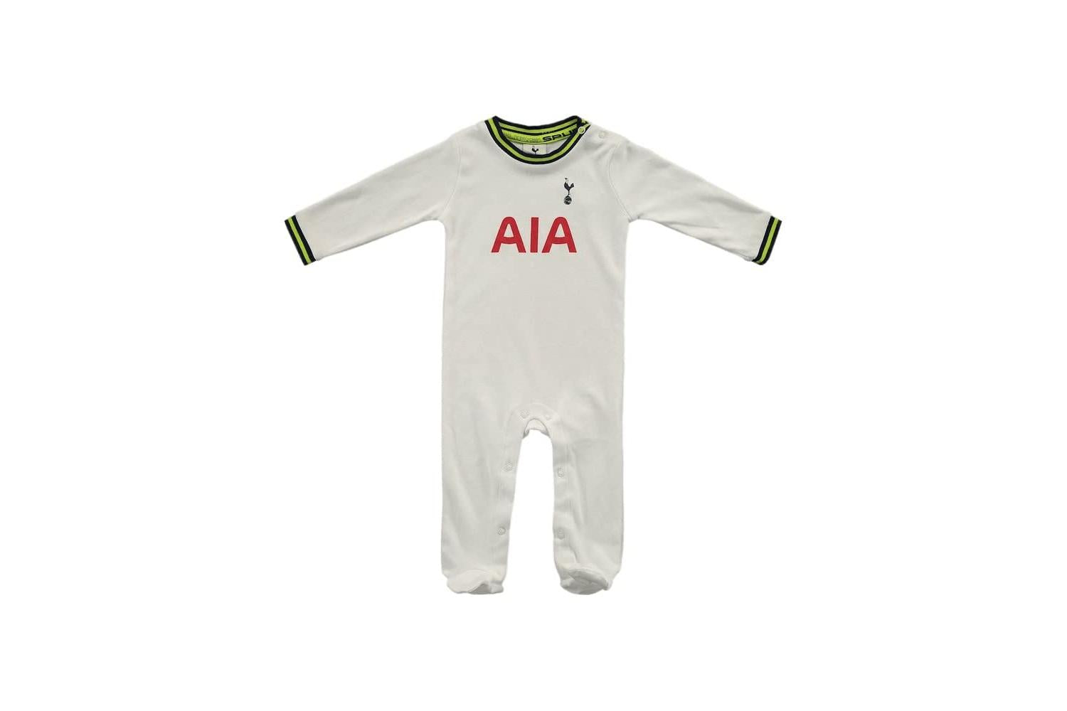 Spurs Sleep Suit Tot2200 (as8, Age, 3_months, 6_months) White