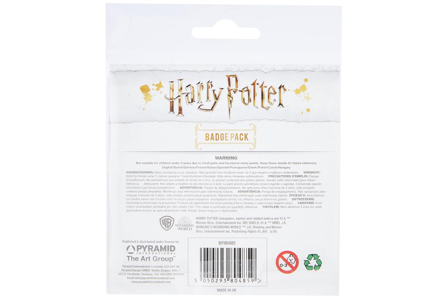 Harry Potter Bb-chabadhp001 - Harry Potter 6 Badge Pack Bp80-2