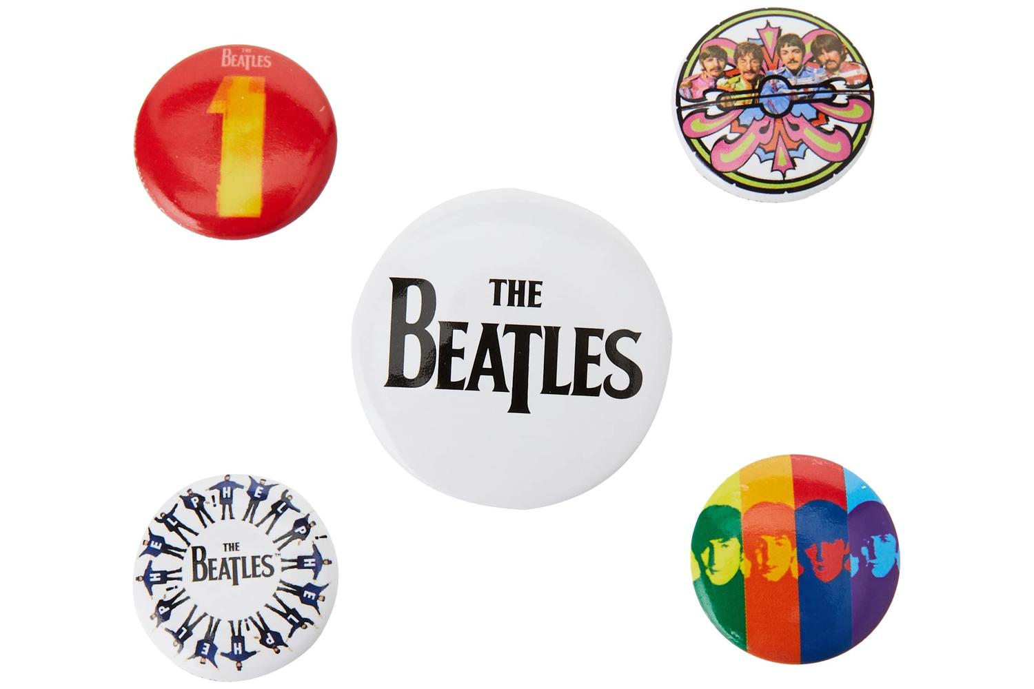 The Beatles Bb-chabadbea002 - The Beatles Badge Set Black On