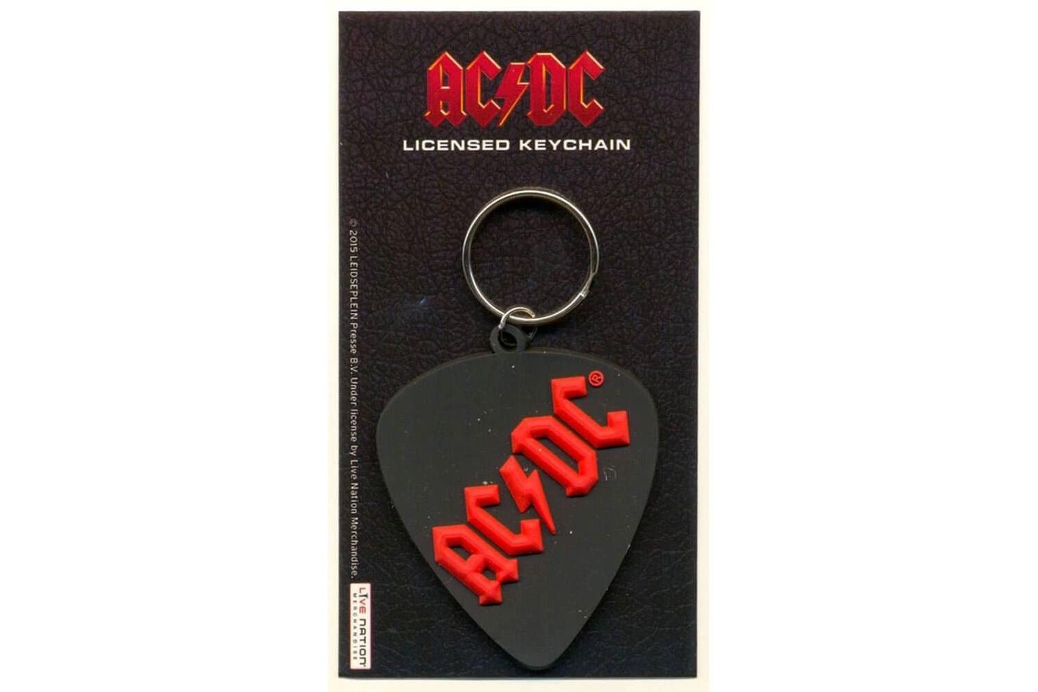 Ac/dc Rubber Keychain For Fans-2