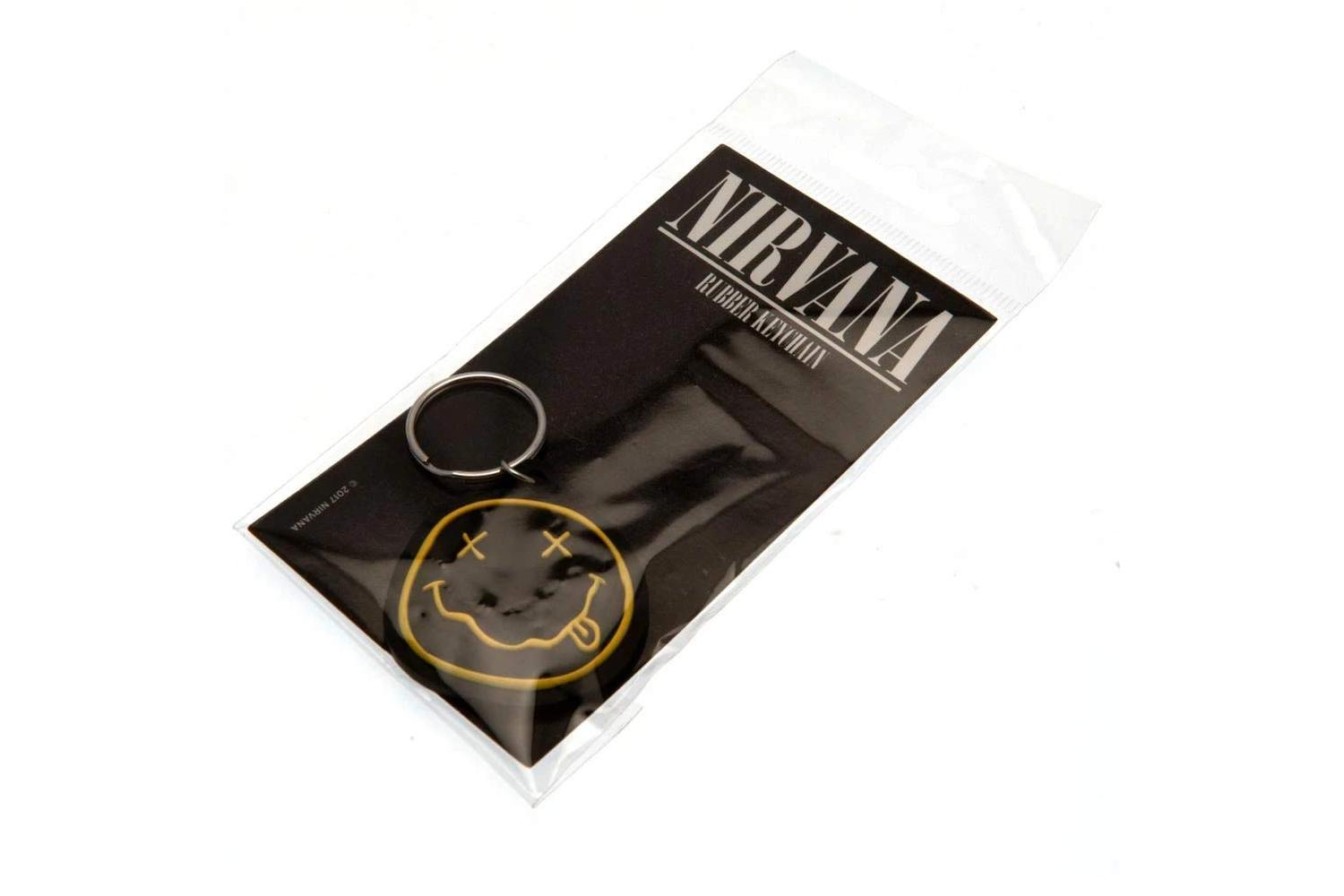 Nirvana Rubber Keychain - Great Gift For Fans!-3