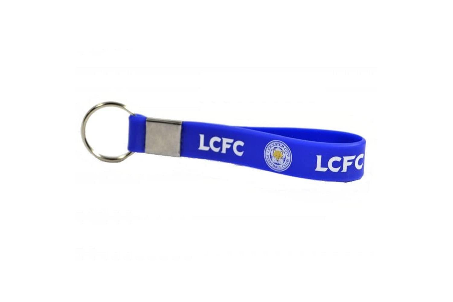 Leicester City Fc Silicone Keyring Official Merchandise