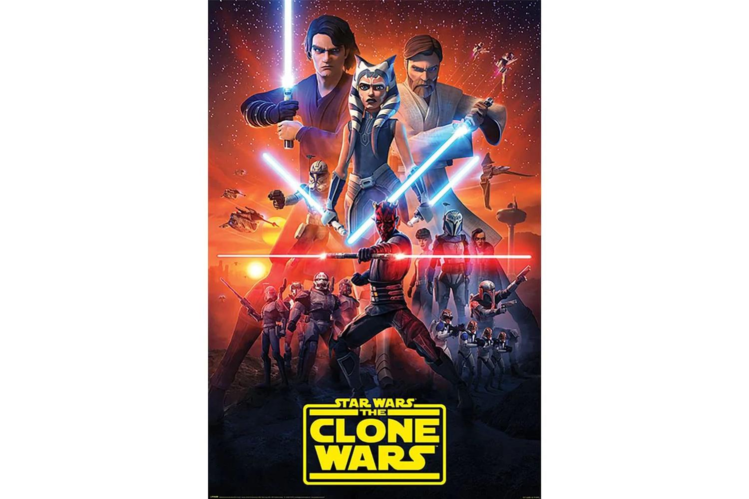 Star Wars The Clone Wars - La Saison Finale - Poster 61x91cm