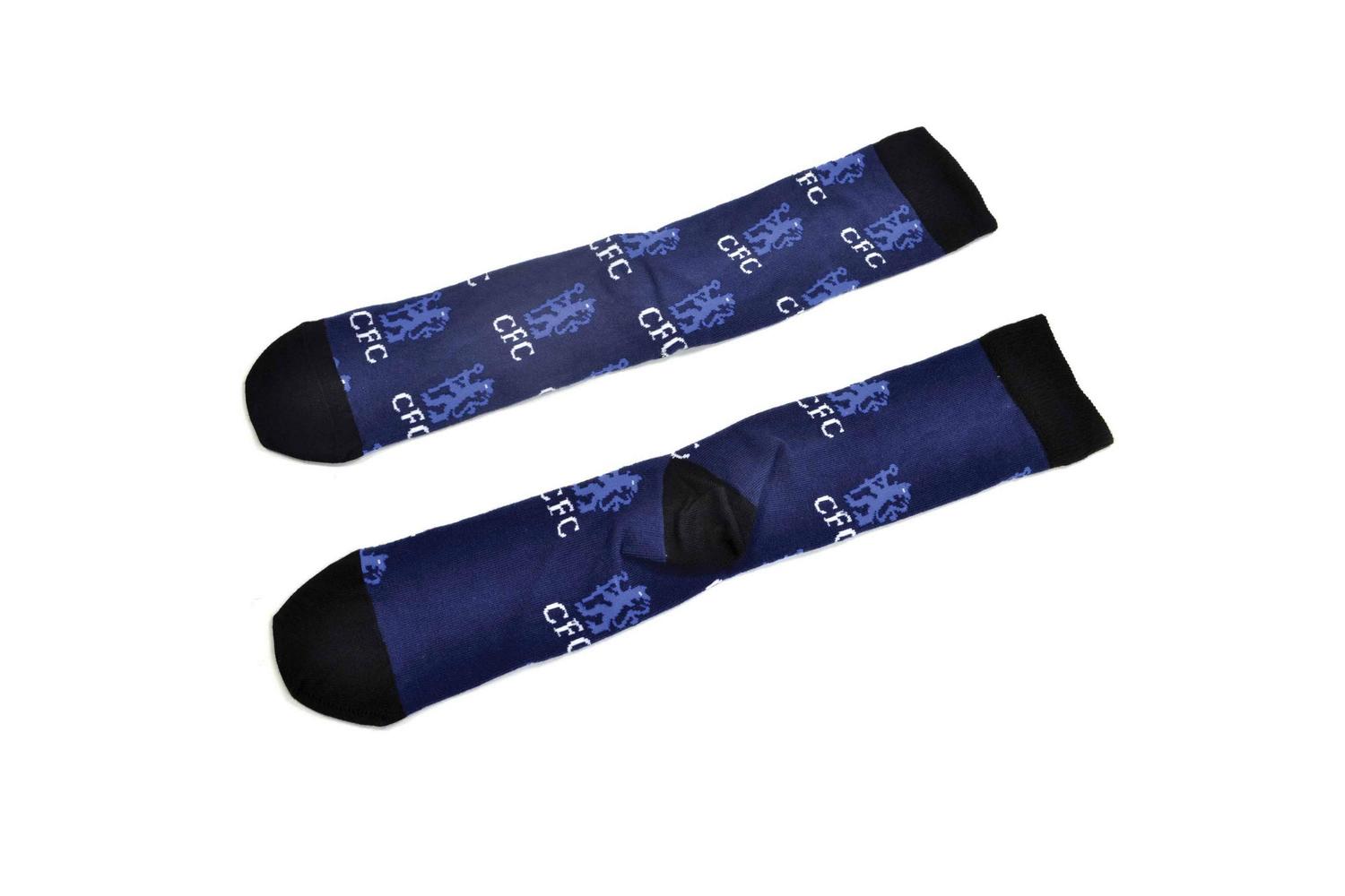 Chelsea All Over Print Socks 4-6 Uk-2