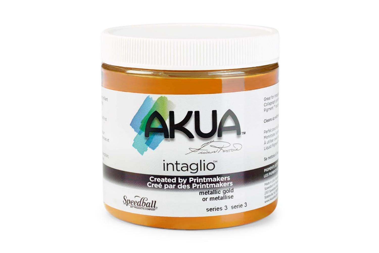 Akua Sbiimg - 8oz. Intaglio Metallic Gold