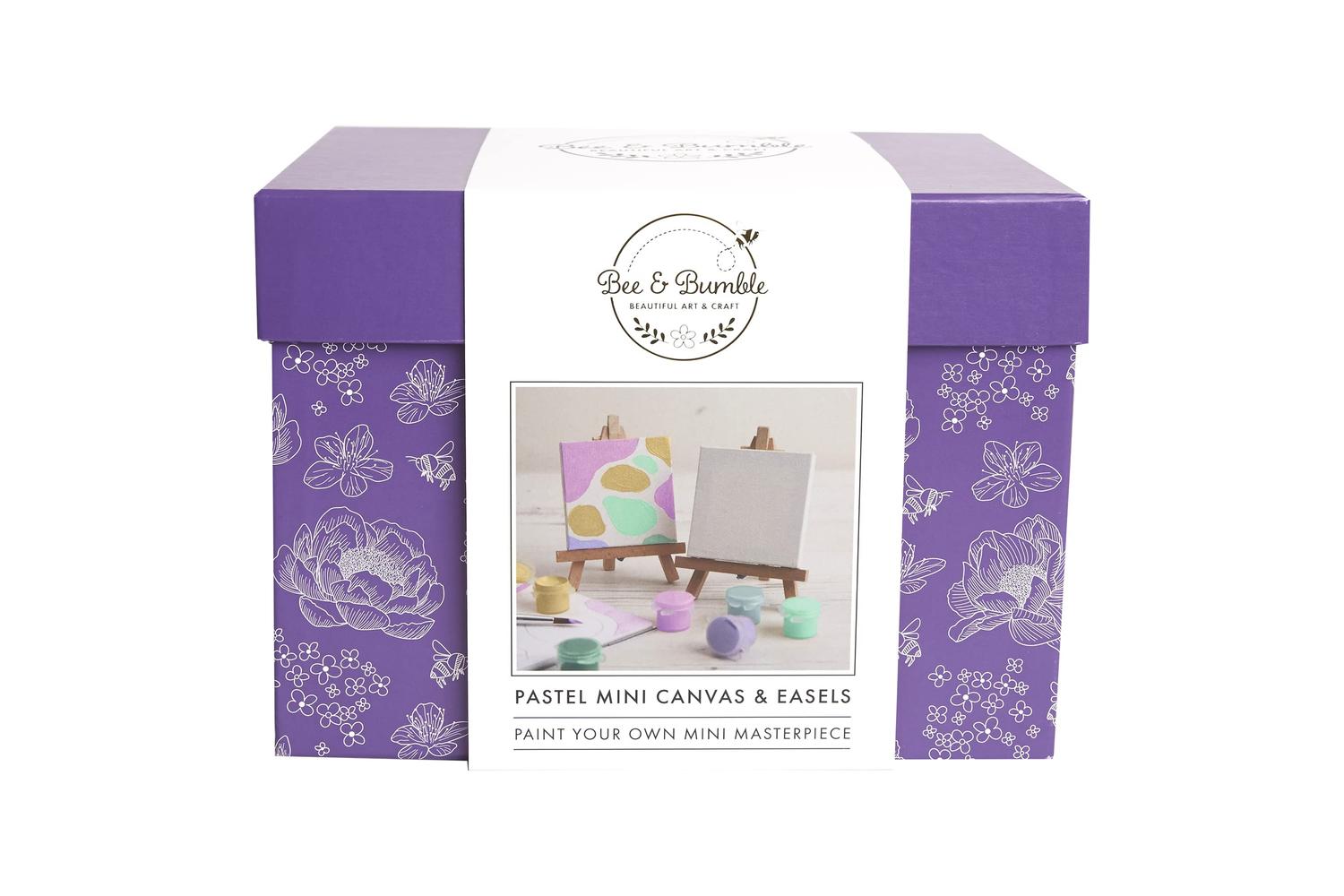 Bee & Bumble Bnb 105129 - Pastel Mini Canvas & Easel