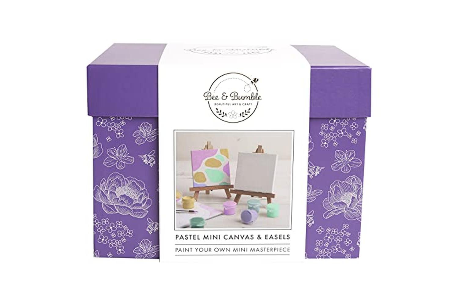 Bee & Bumble Bnb 105129 - Pastel Mini Canvas & Easel-2