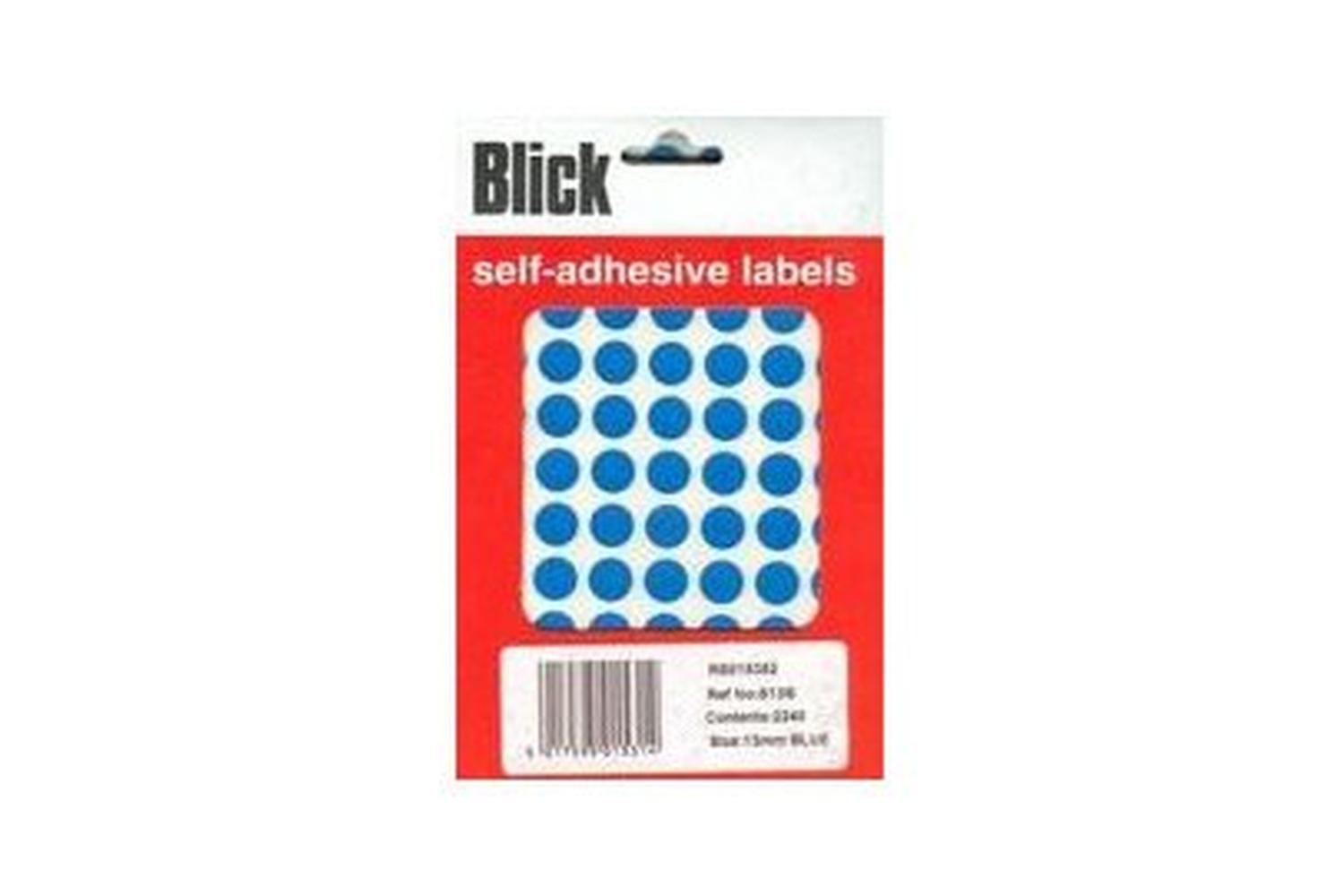 Blick Rs015352 - Blue Office Pack 13mm Diameter Circles (224