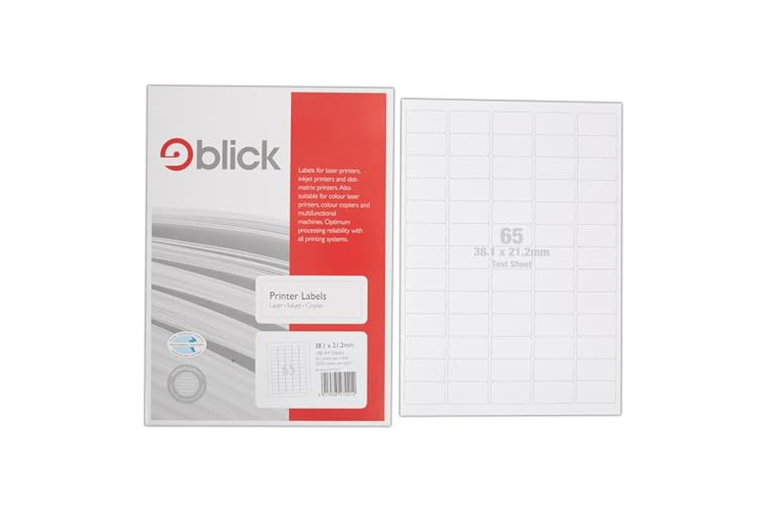 Blick Rs271017 - Multi Labels A4 99.1mm X 57mm 10 Labels Per-2