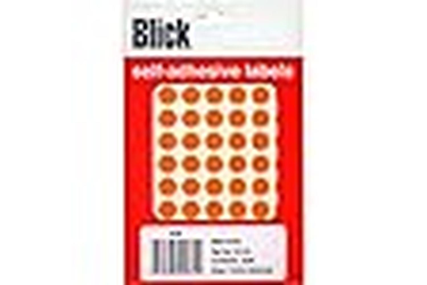 Blick Rs015758 - Orange Office Pack 13mm Diameter Circles (2-3