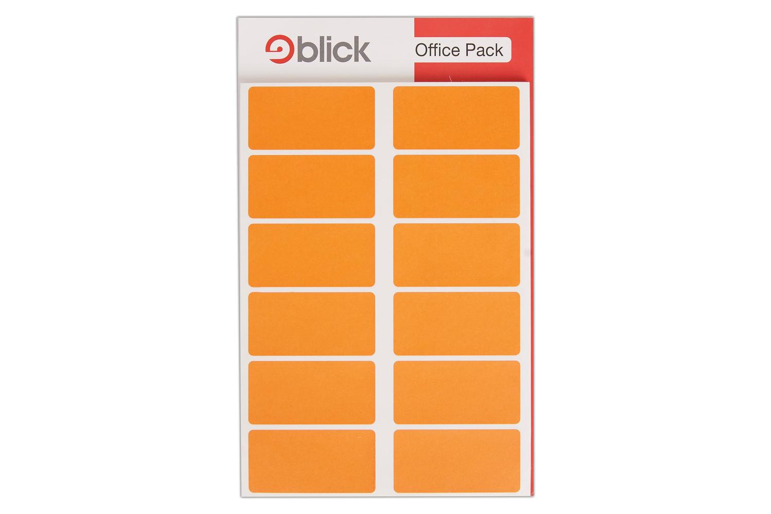 Blick Rs019756 - Orange Office Pack 25 X 50mm (320 Stickers)