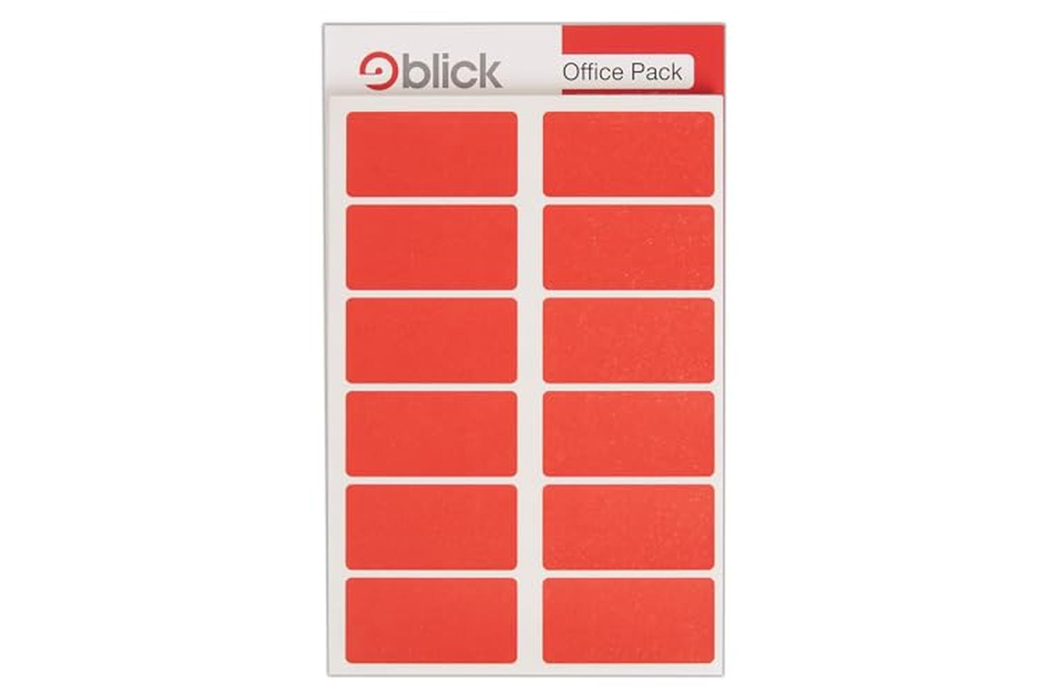 Blick Rs019954 - Red Office Pack 25 X 50mm (320 Stickers)-2