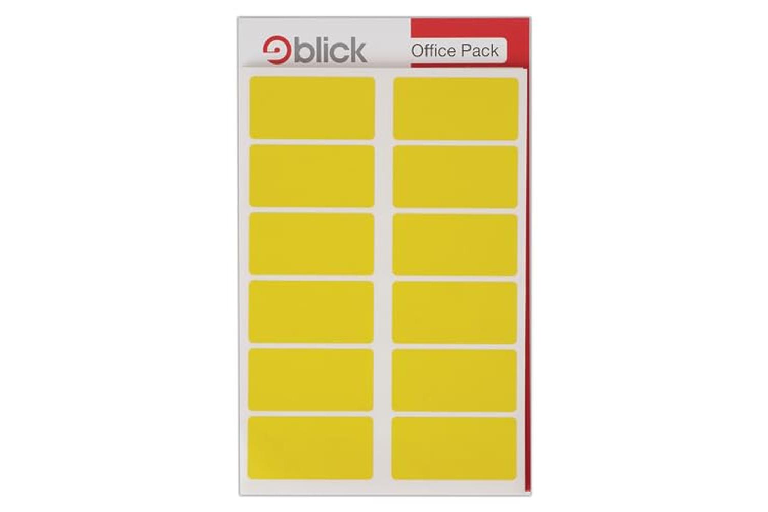 Blick Rs020158 - Yellow Office Pack 25 X 50mm (320 Stickers)-2