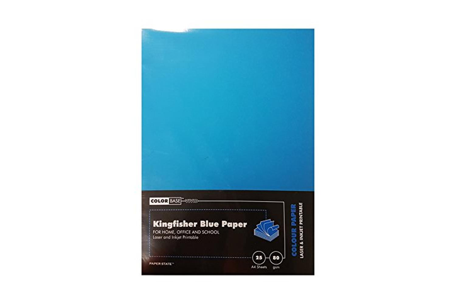 Color Base Wp1659 - A4 Vivid Paper 80gsm 25 Sheets Kingfishe-2