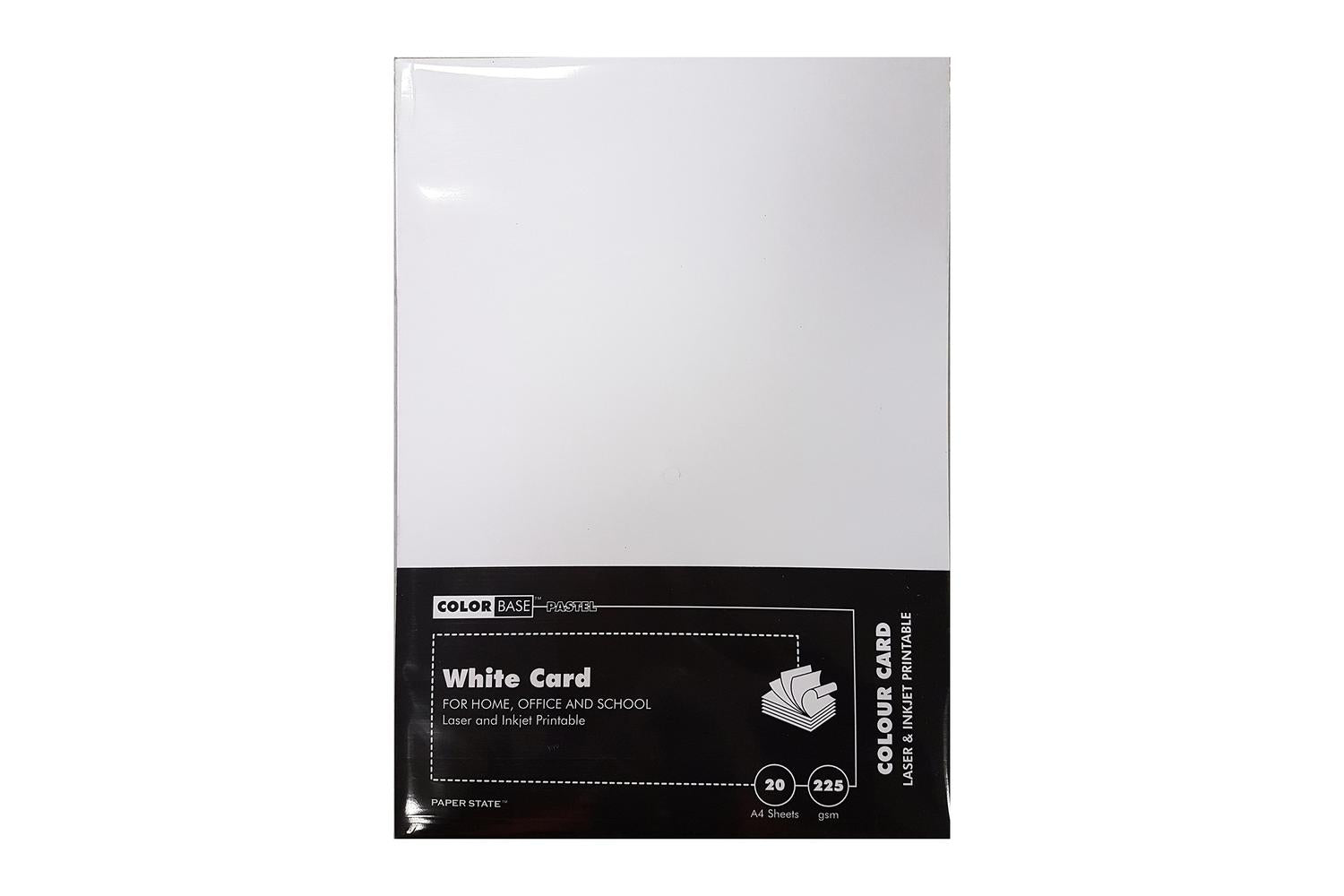 Color Base Wp1900 - A4l Card 220gsm 20 Sheets White