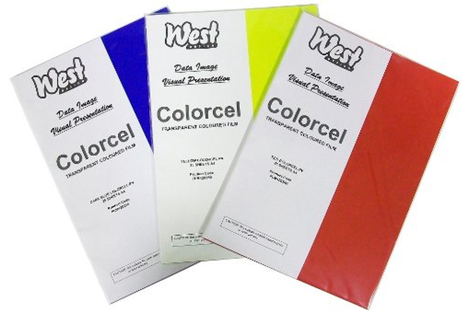 Colorcel Flm420050pv - A3 Tinted Film 10 Sheets 190m Red-2