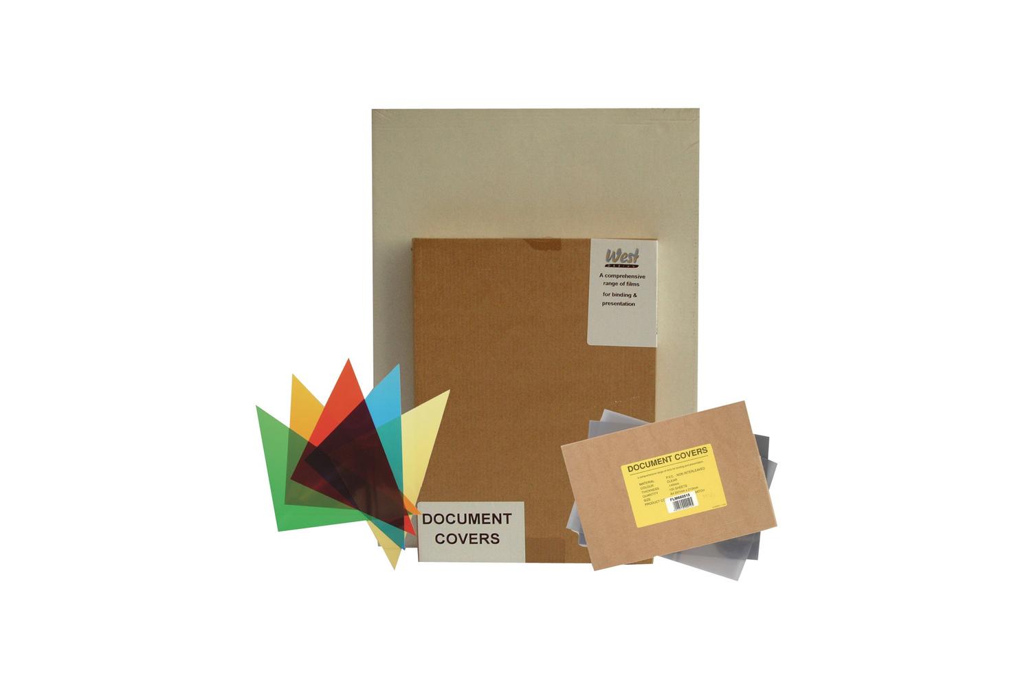 Colorcel Flm660535 - A4 Clear Acetate Document Covers Tissue