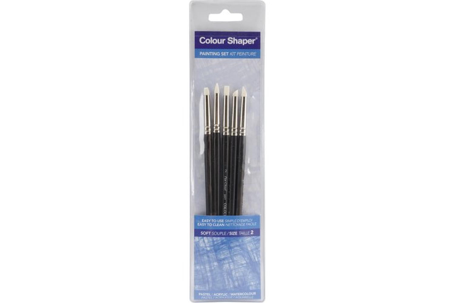 Colour Shaper Csh11902 - Soft Painting Set Size 2 5 Piece Se-2