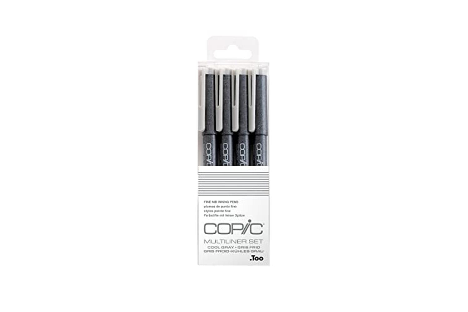 Copic Cz22075623 - Multiliner Grey Fine - 4pc Set-2