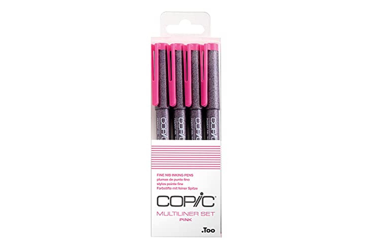 Copic Cz22075622 - Multiliner Pink Fine - 4pc Set-2