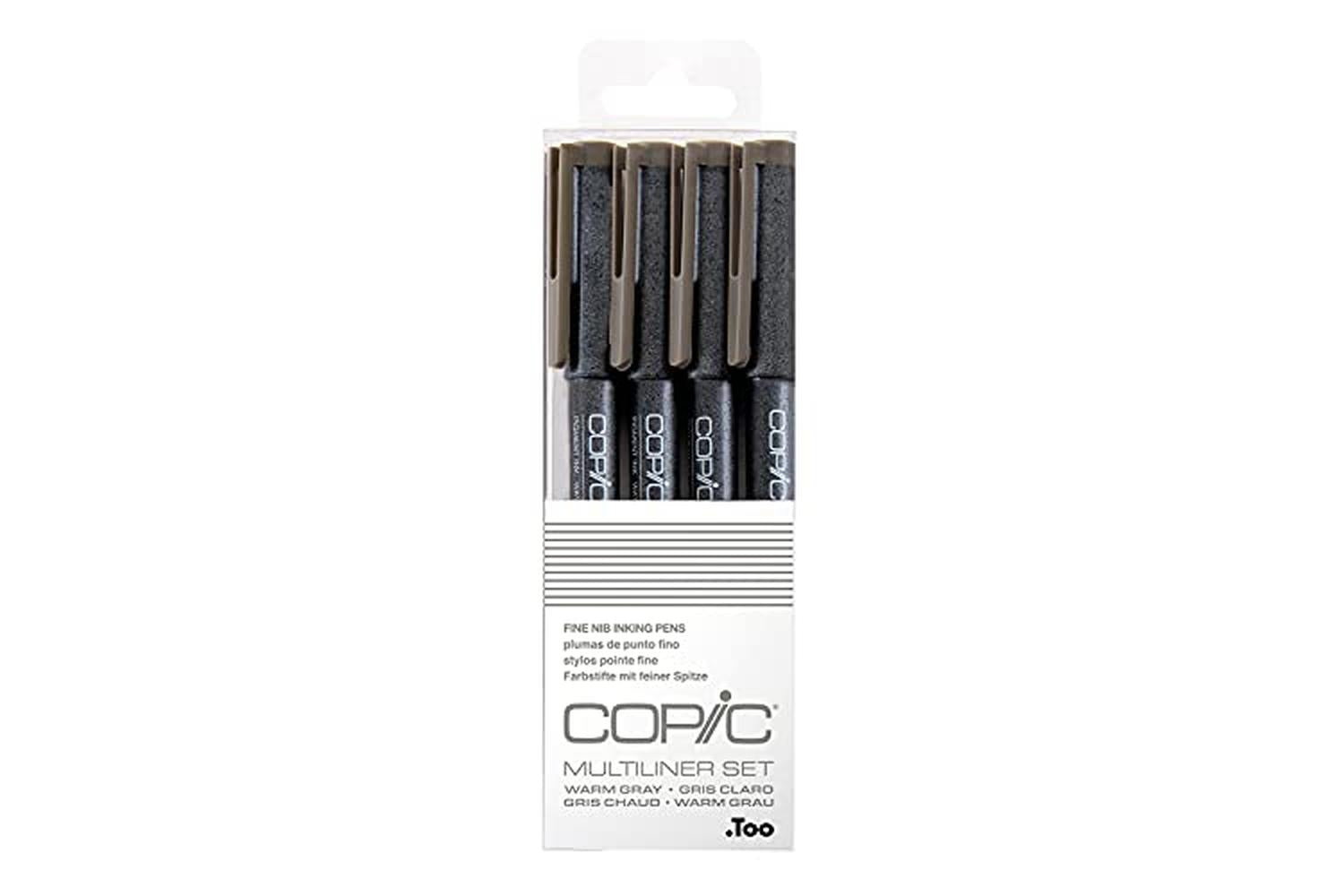Copic Cz22075624 - Multiliner Warm Grey Fine - 4pc Set
