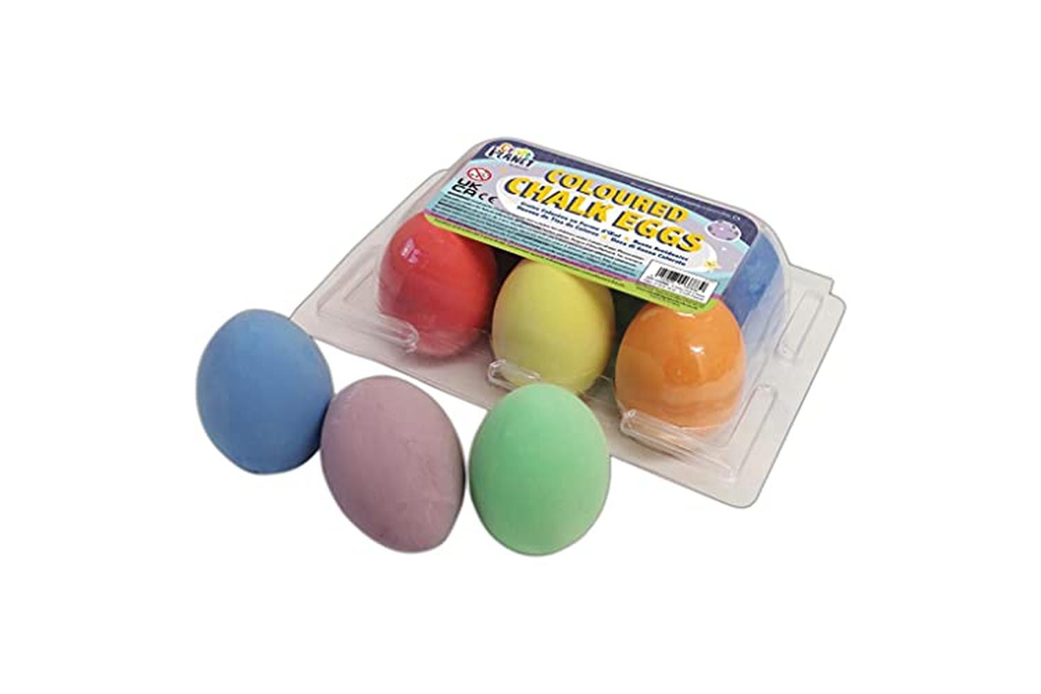Craft Planet Cpt 714305 - Craft Planet Coloured Chalk Eggs (-2
