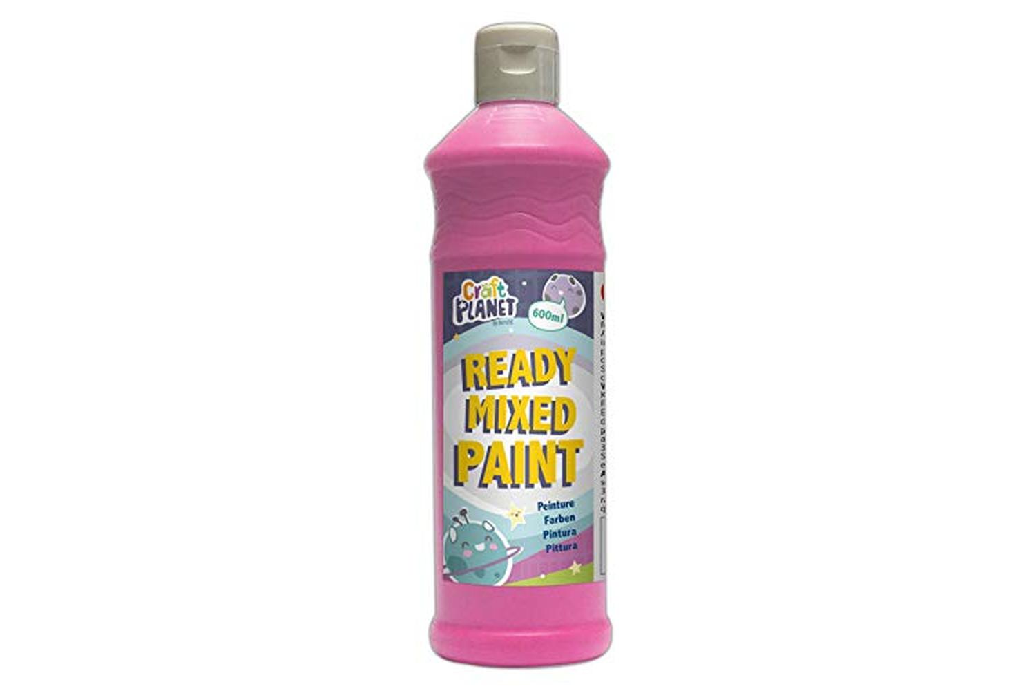 Craft Planet Wd151510 - Ready Mix Paint 600ml Pink-2
