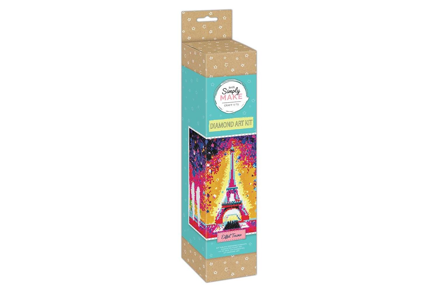 Craft Planet Dsm 105114 - Simply Make Diamond Art Kit - Eiff