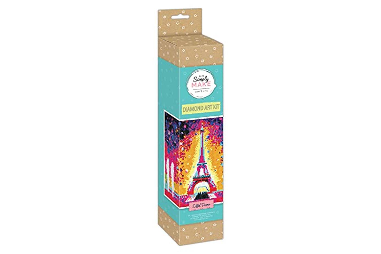 Craft Planet Dsm 105114 - Simply Make Diamond Art Kit - Eiff-2