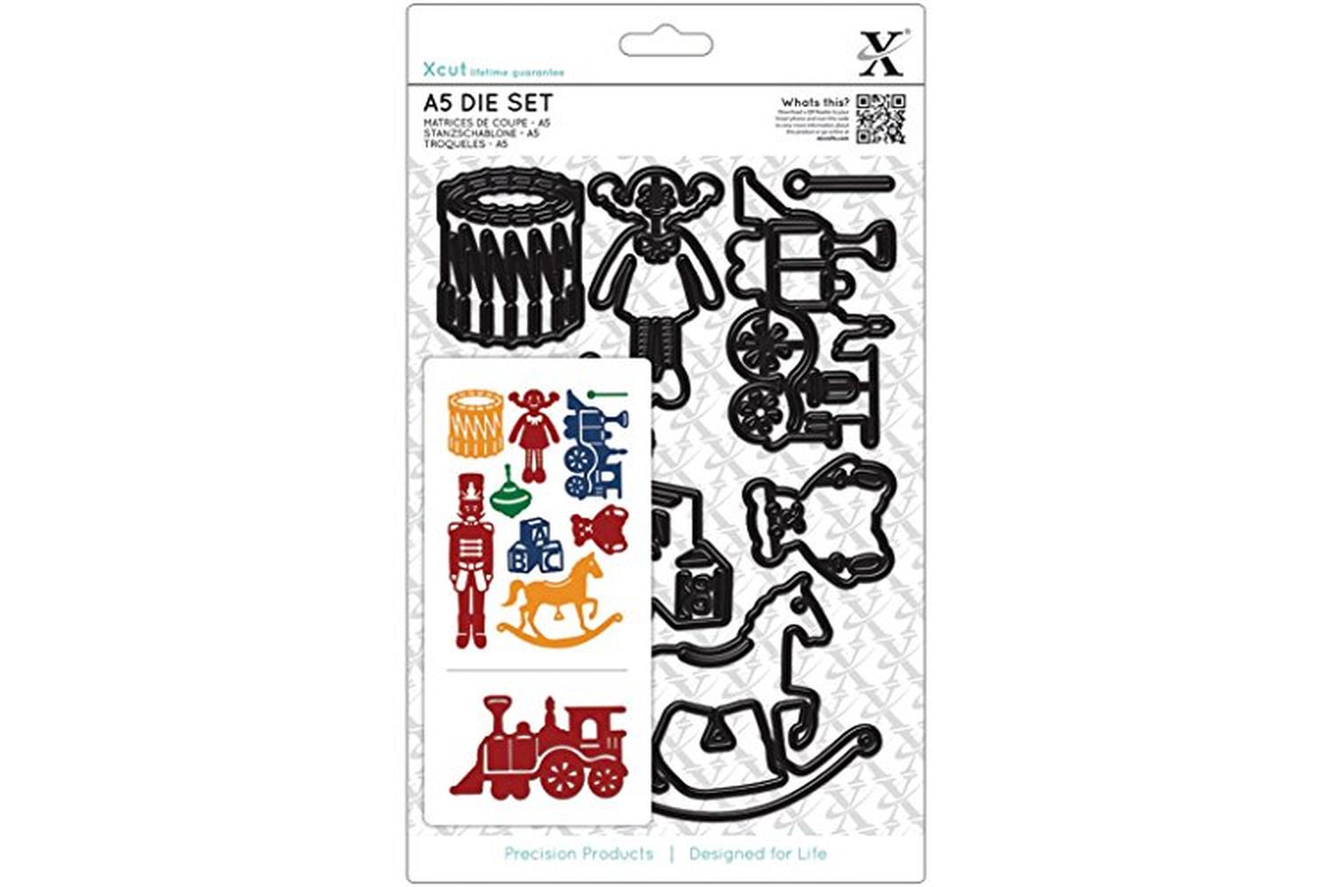Docrafts Xcu 503207 - A5 Dies Set (9pcs) - Toy Box-2