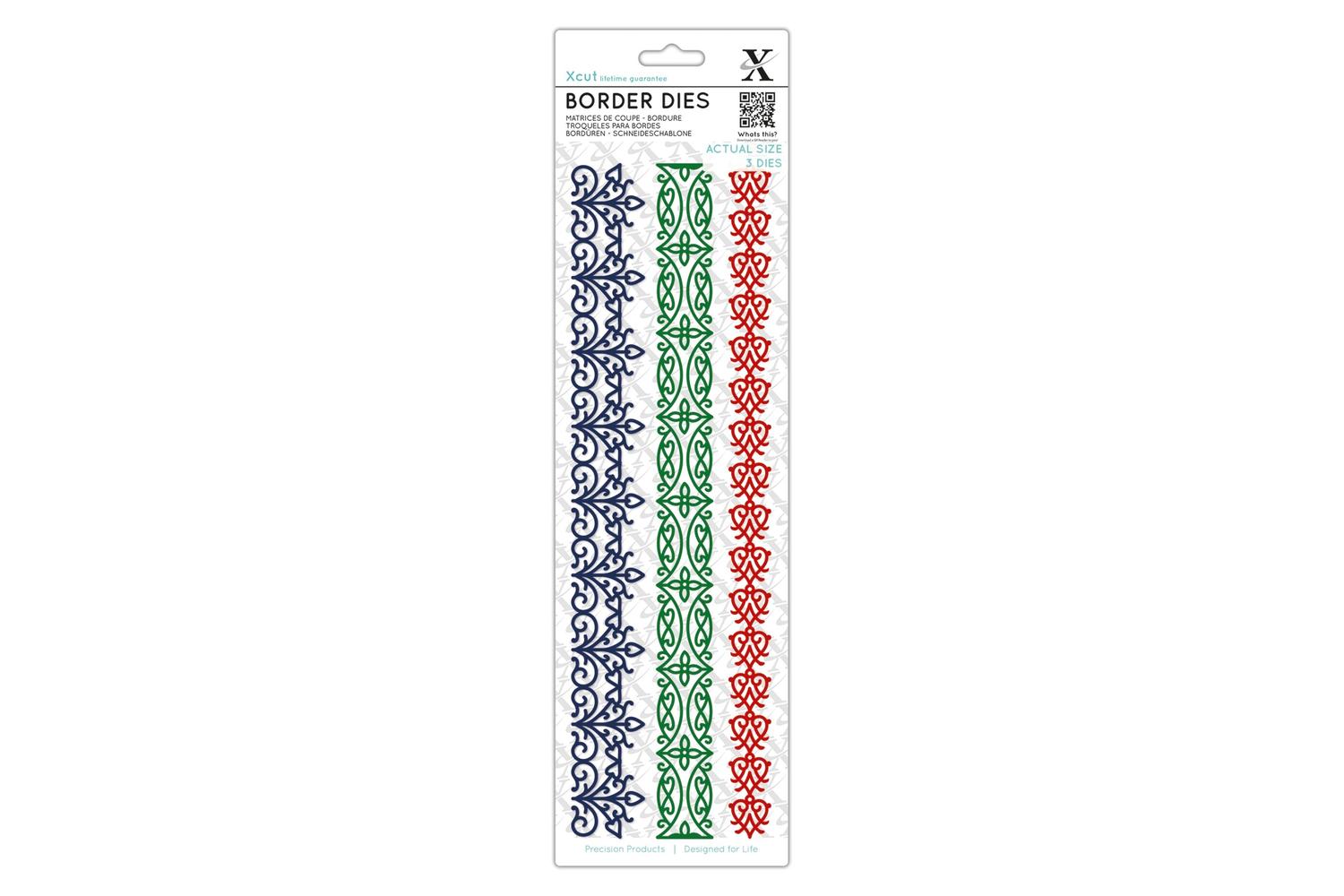 Docrafts Xcu 503958 - Border Dies (3pcs) - Arts & Craft Bord