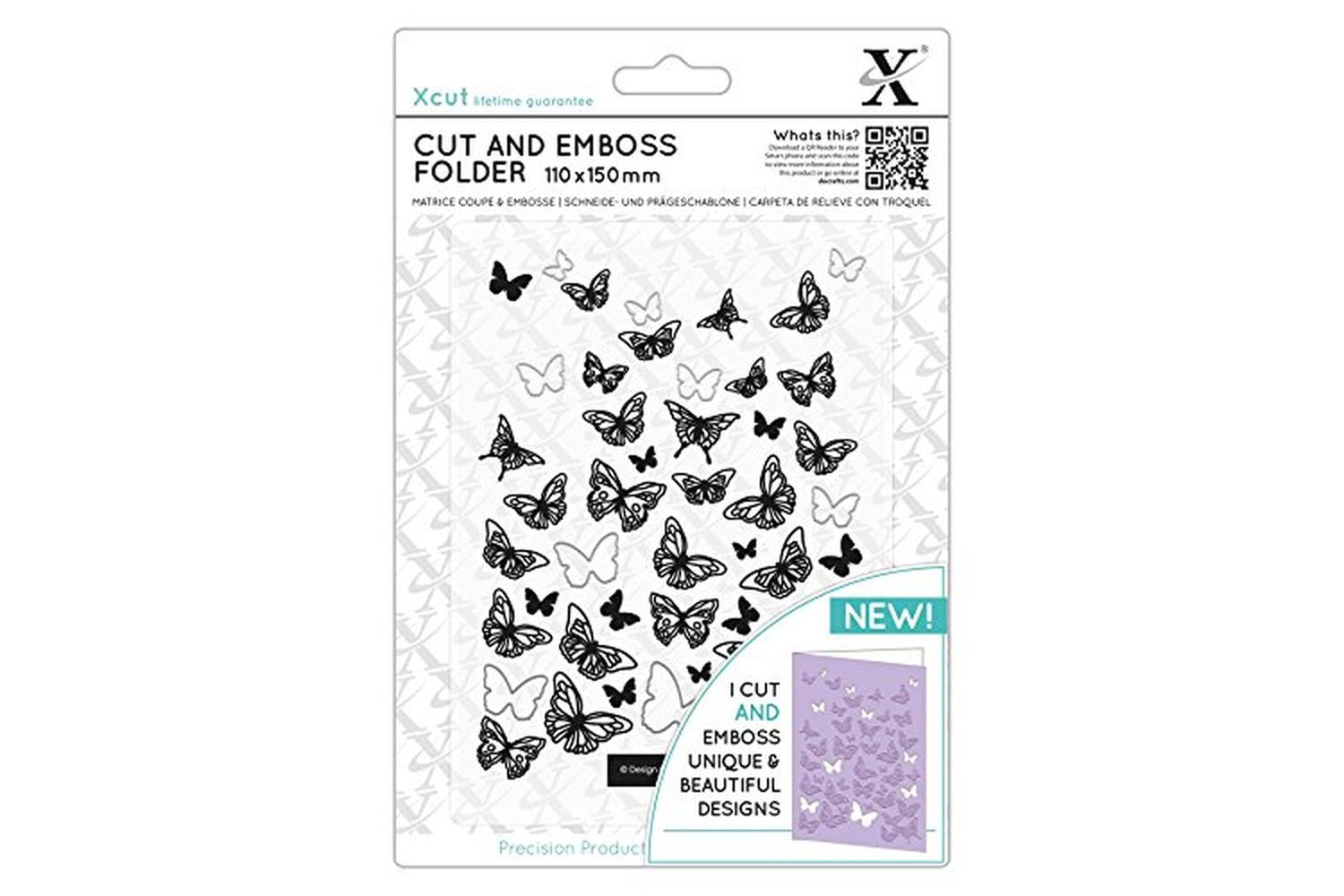 Docrafts Xcu 503824 - Cut & Emboss Folder - Butterflies-2