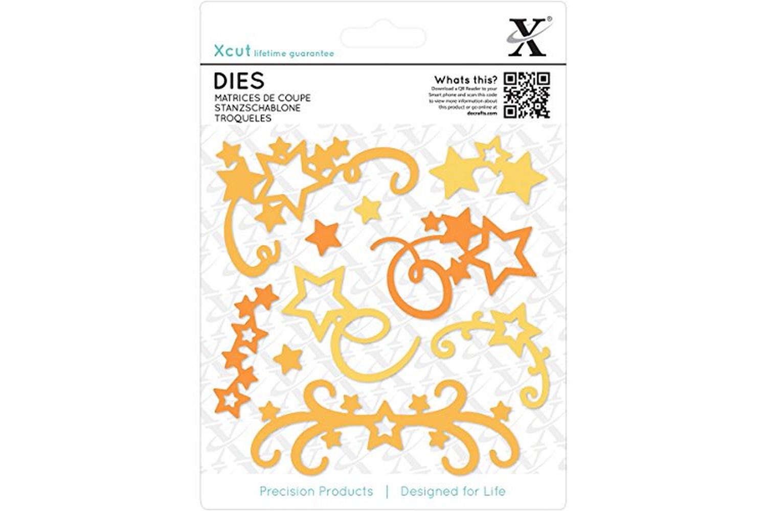 Docrafts Xcu 503302 - Dies (10pcs) - Star Flourish-2