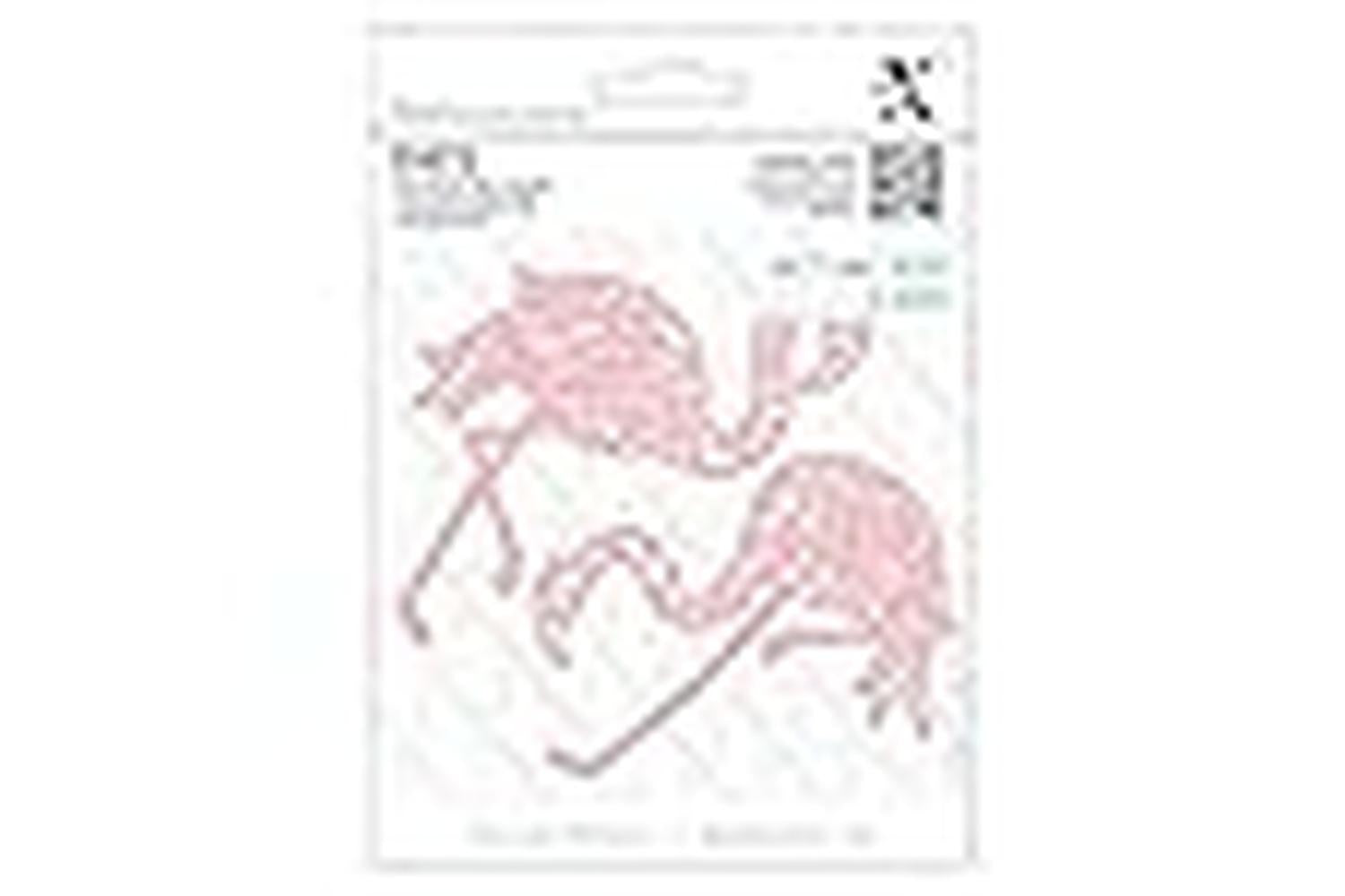 Docrafts Xcu 503450 - Dies (2pcs) - Tropical Flamingo-3