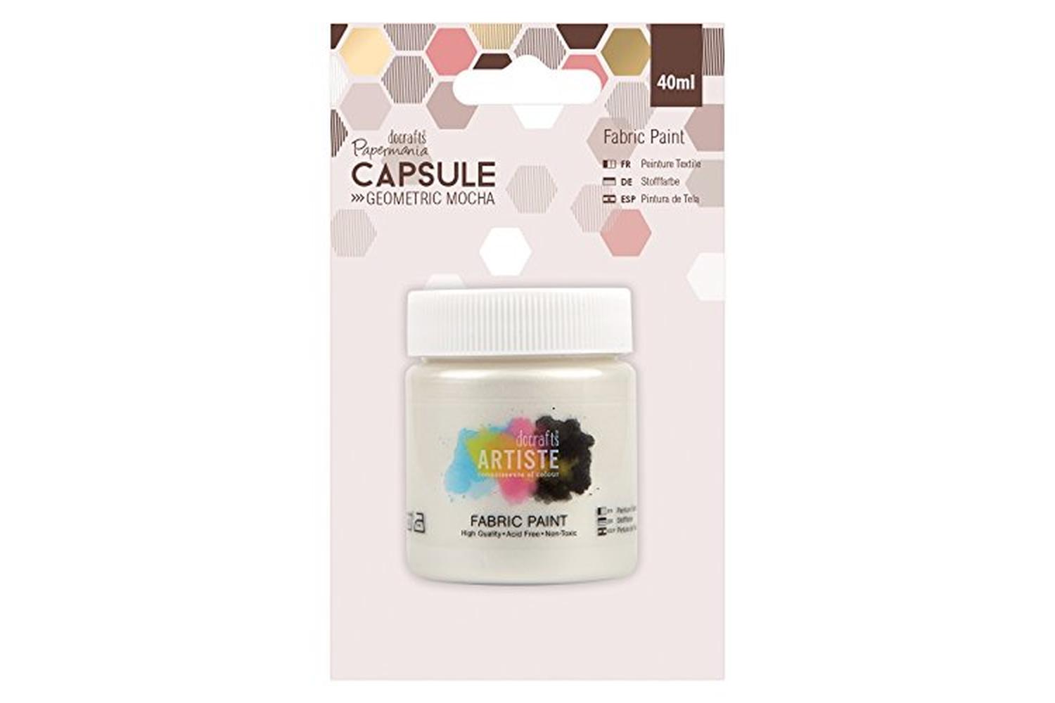 Docrafts Pma 550606 - Fabric Paint - Capsule - Geometric Moc-2