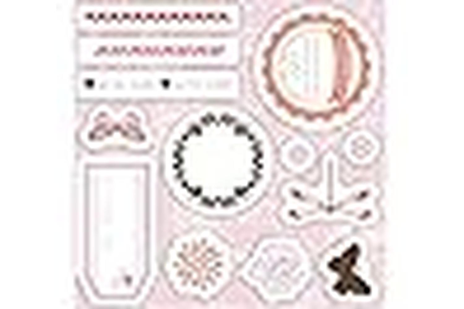 Docrafts Pma Dcm 025 - June 2014 Covermount - Stamp Pack - H-2