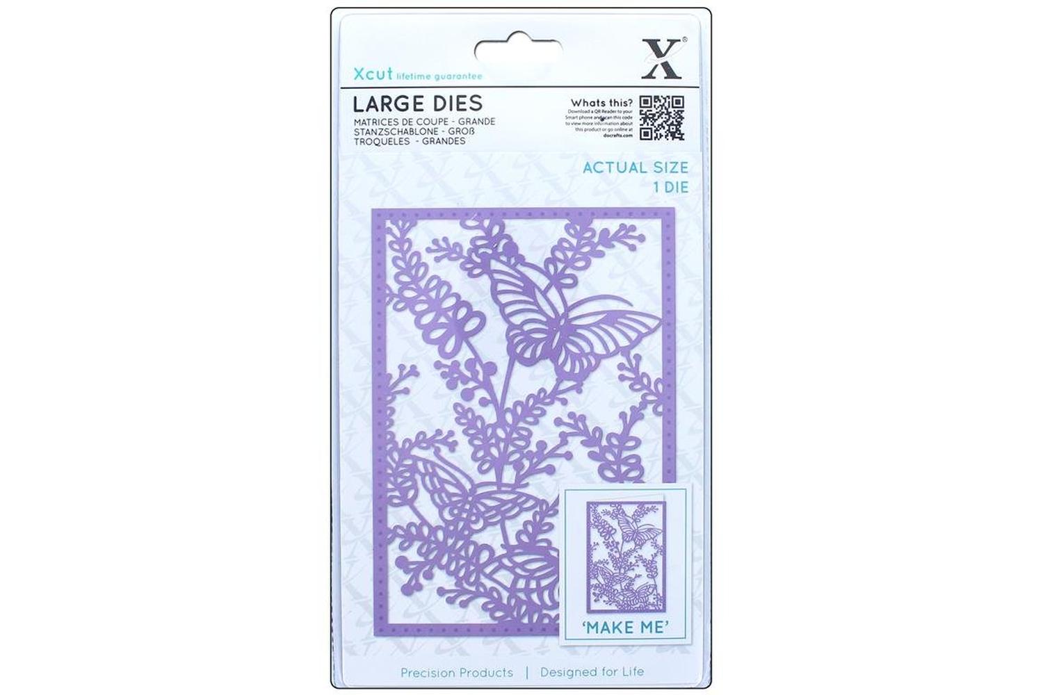 Docrafts Xcu 504097 - Large Dies (1pc) - Meadow Butterflies