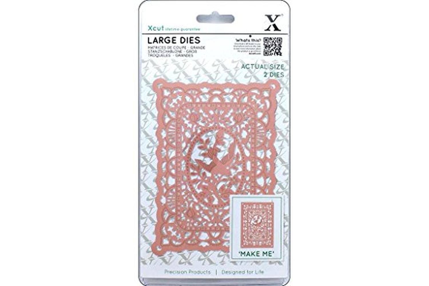 Docrafts Xcu 504096 - Large Dies (2pcs) - Lace Frame-2