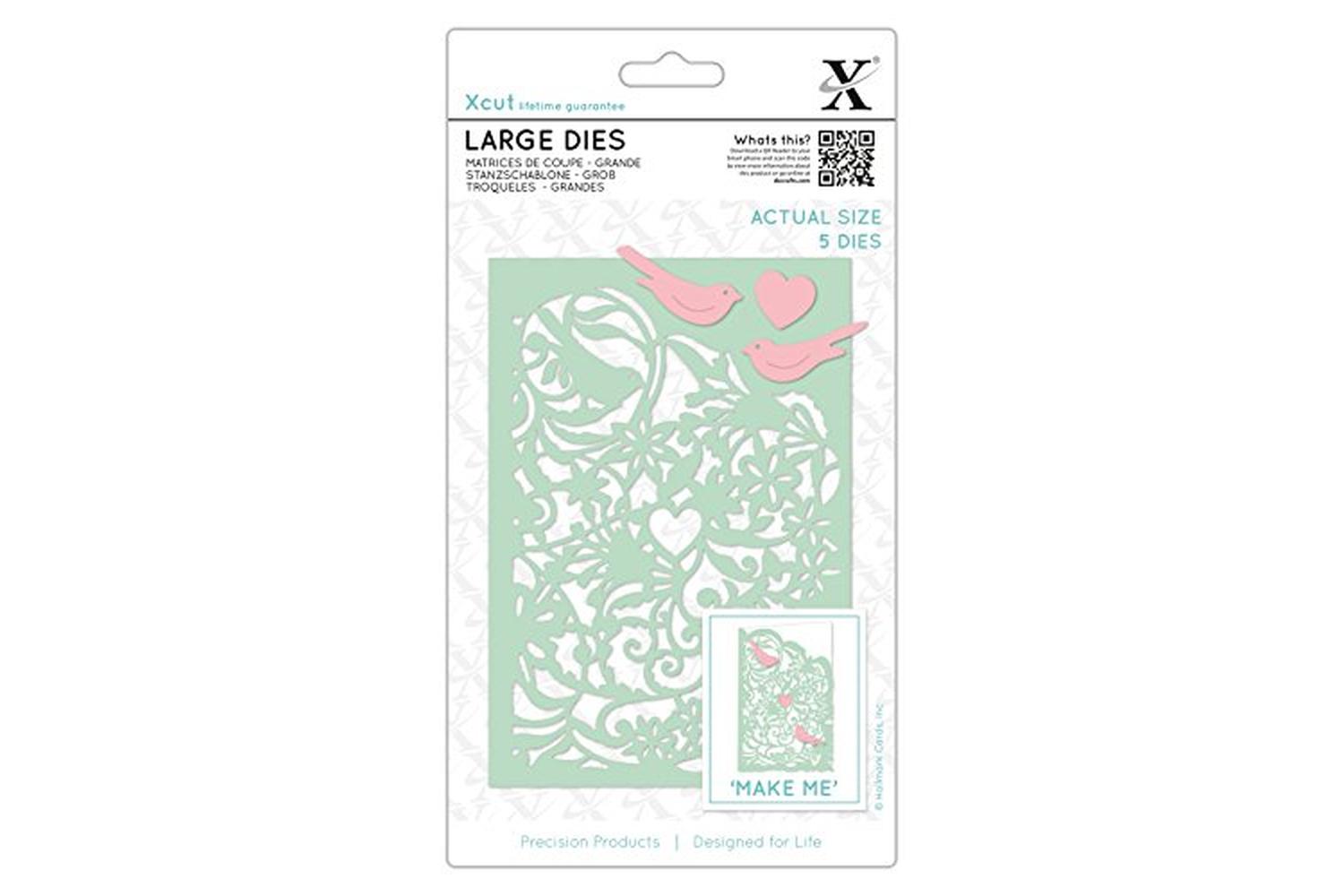 Docrafts Xcu 503317 - Large Dies (5pcs) - Love Birds-2