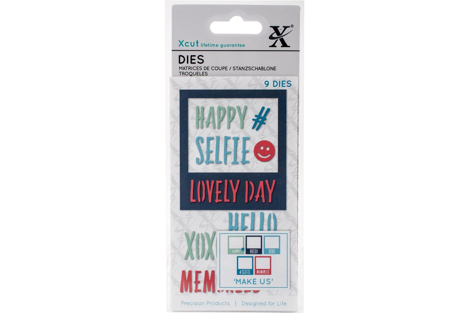 Docrafts Xcu 504085 - Small Dies (7pcs) - Selfie Frame & Sen